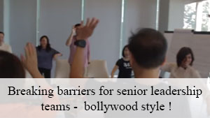 Breaking barriers for senior leadership teams - bollywood style!